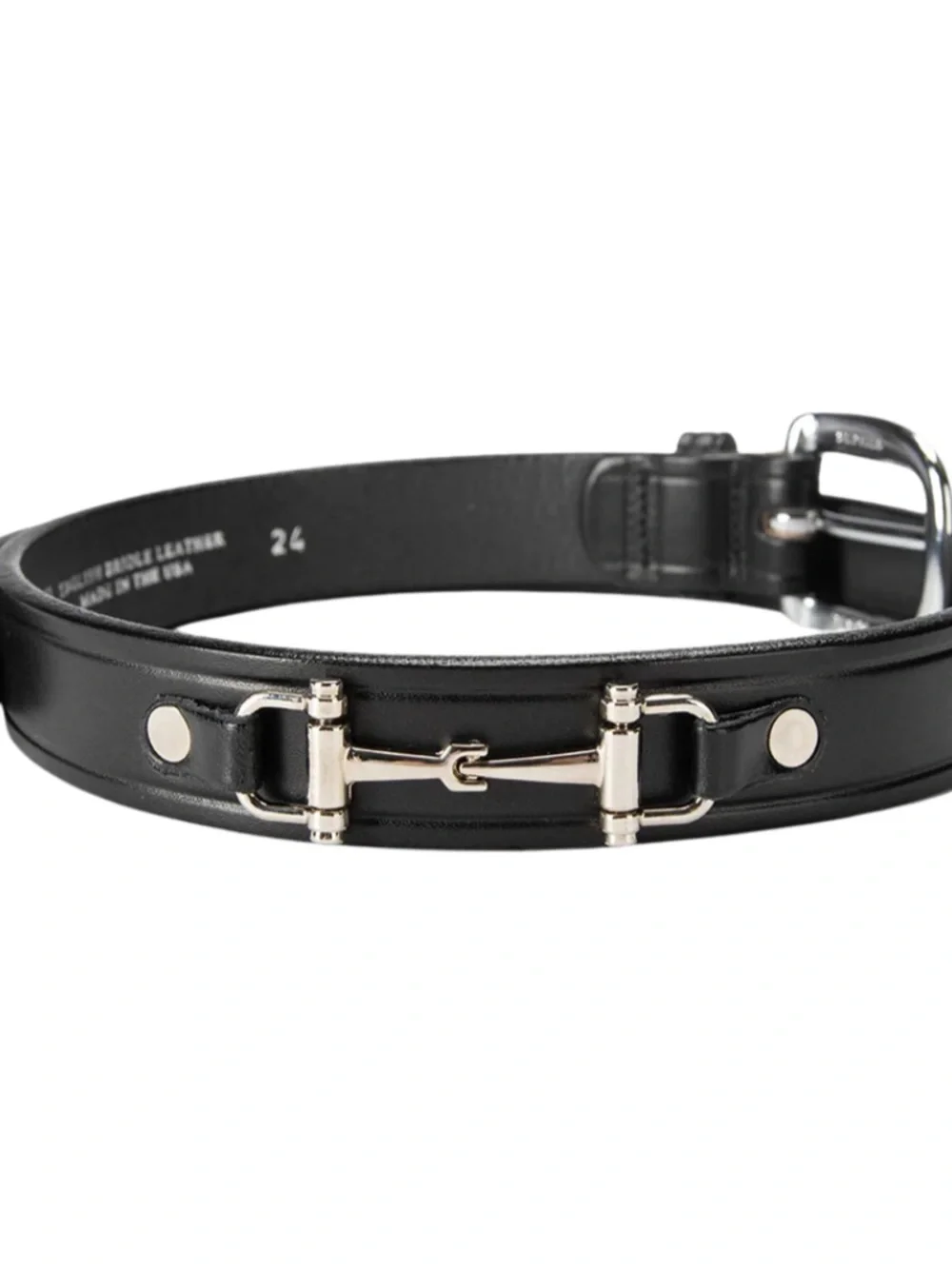 Tory English Bridle Leather Belt